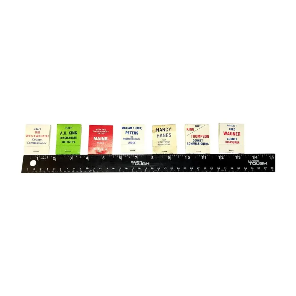 Vintage Political Campaign Matchbook Lot 27 Pc Ohio 1980s Ephemera - Picture 6 of 6